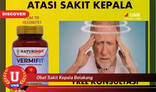 obat sakit kepala belakang