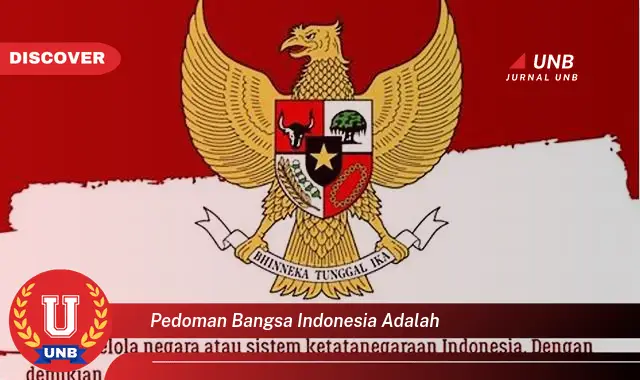 pedoman bangsa indonesia adalah