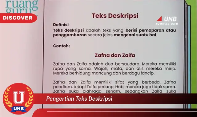 pengertian teks deskripsi