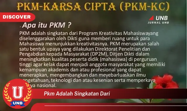 pkm adalah singkatan dari