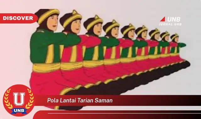 pola lantai tarian saman