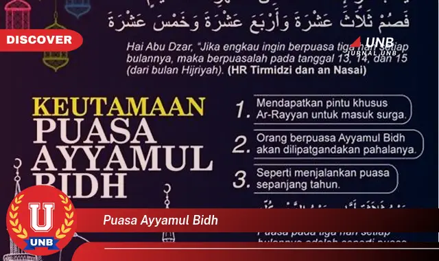 puasa ayyamul bidh