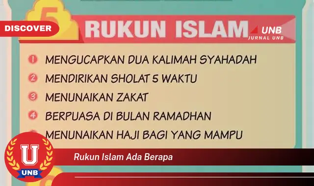 Intip 7 Hal Penting tentang Rukun Islam yang Wajib Kamu Ketahui