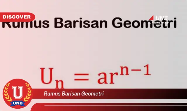 rumus barisan geometri