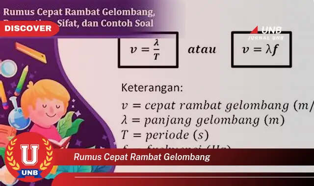 rumus cepat rambat gelombang