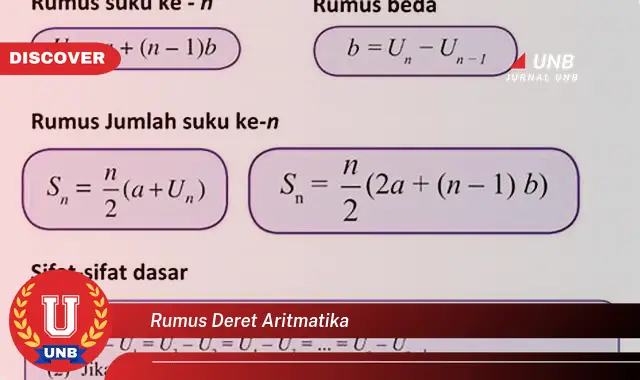 rumus deret aritmatika