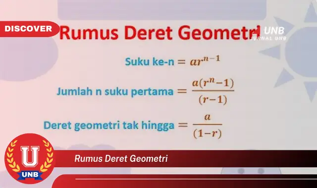 rumus deret geometri