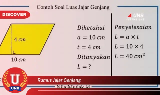 rumus jajar genjang