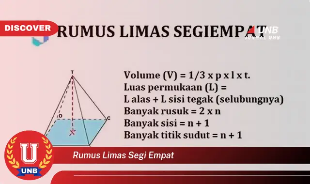 rumus limas segi empat