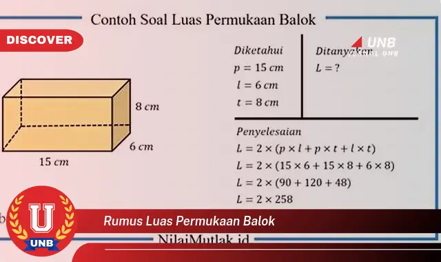 rumus luas permukaan balok