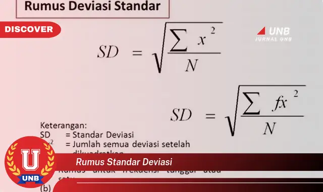 rumus standar deviasi