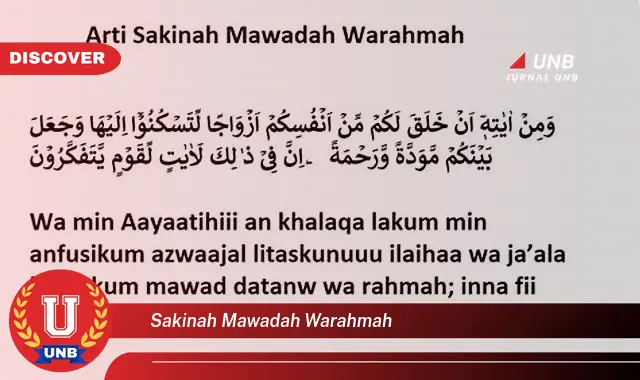 sakinah mawadah warahmah