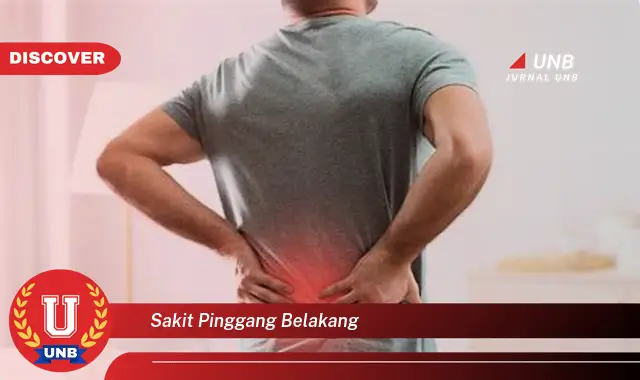 sakit pinggang belakang