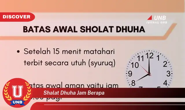 shalat dhuha jam berapa