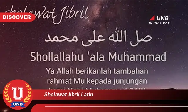 sholawat jibril latin