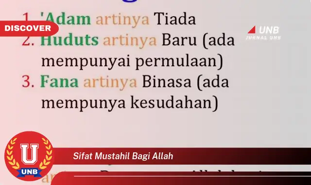 Ketahui Sifat Mustahil Bagi Allah Yang Wajib Kamu Ketahui