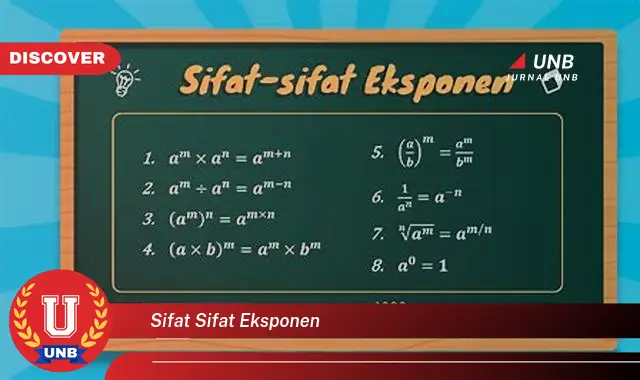 sifat sifat eksponen