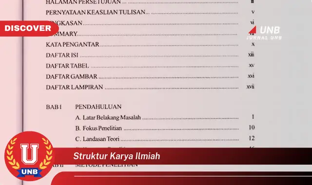 struktur karya ilmiah