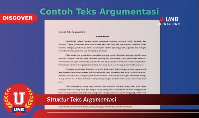 struktur teks argumentasi