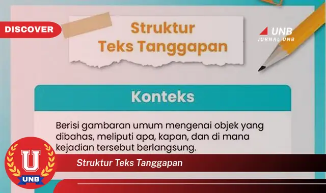 struktur teks tanggapan