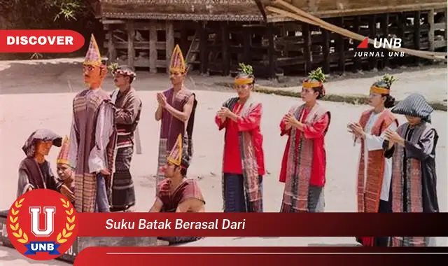 suku batak berasal dari