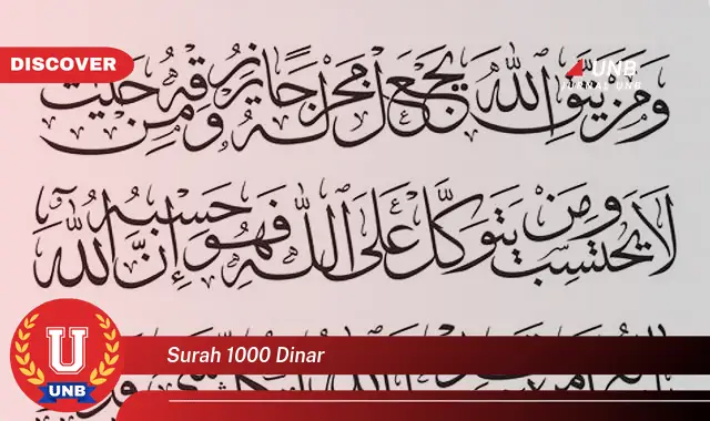 Intip 7 Hal Penting tentang Surah 1000 Dinar yang Wajib Kamu Tahu