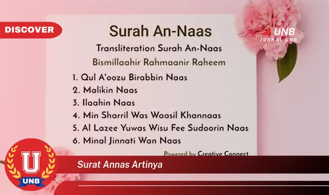 surat annas artinya