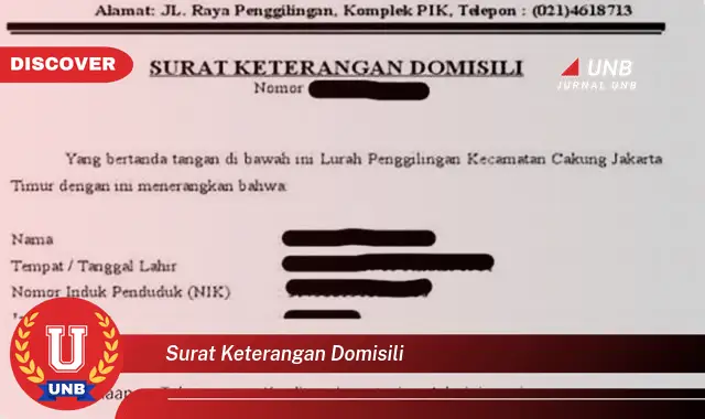 surat keterangan domisili