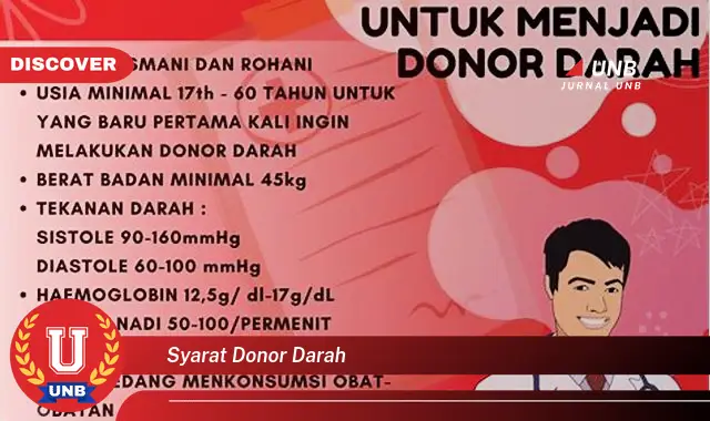 syarat donor darah