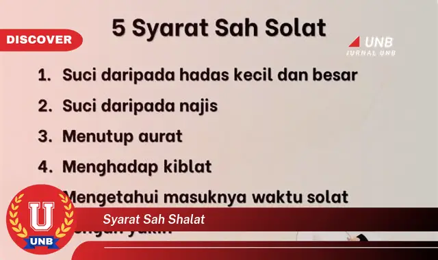 syarat sah shalat