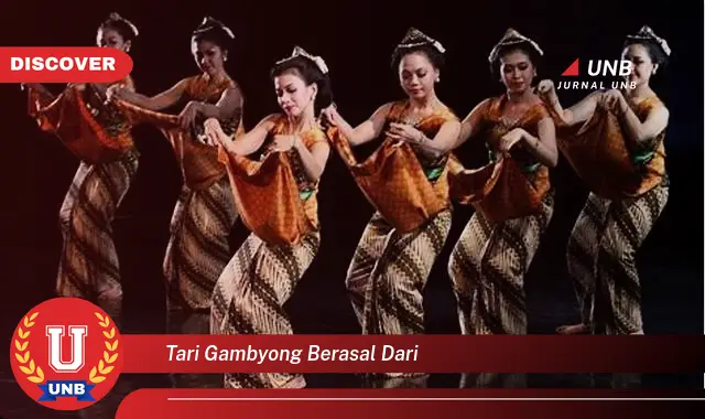 tari gambyong berasal dari