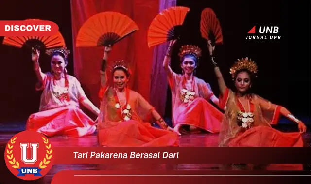 tari pakarena berasal dari