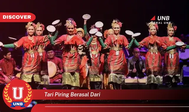 tari piring berasal dari