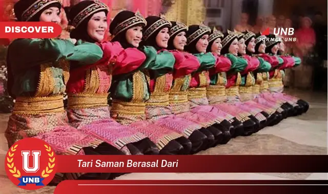 tari saman berasal dari