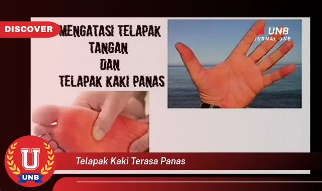 telapak kaki terasa panas