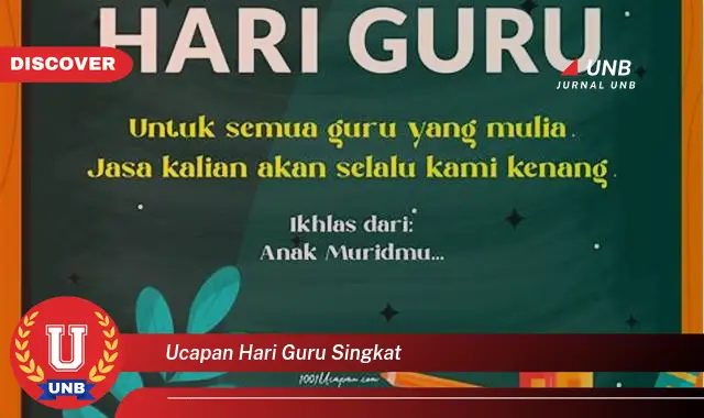 ucapan hari guru singkat