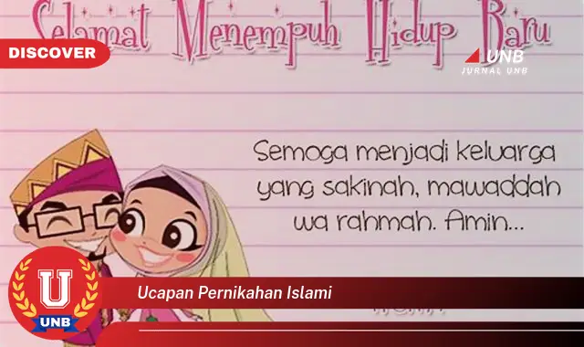 ucapan pernikahan islami