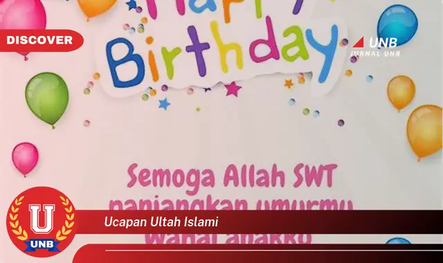 ucapan ultah islami