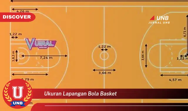 ukuran lapangan bola basket