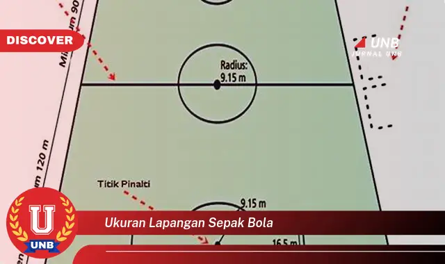 ukuran lapangan sepak bola