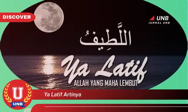 ya latif artinya