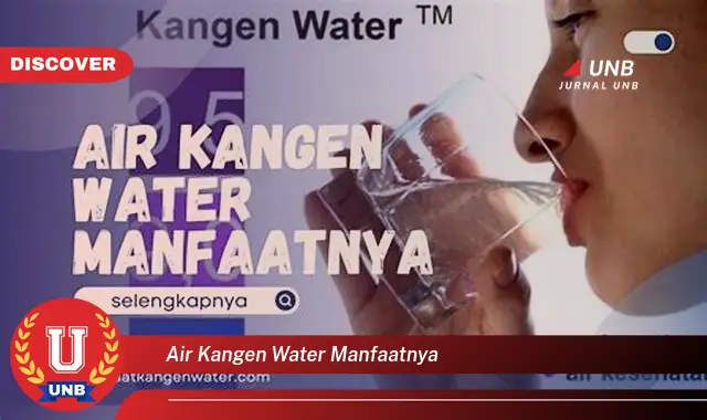 air kangen water manfaatnya