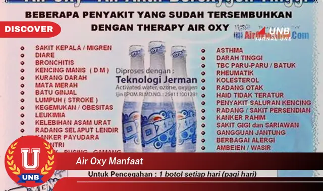 air oxy manfaat air oxy manfaat