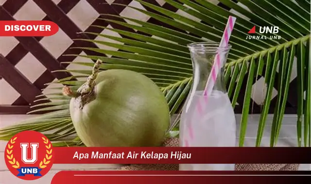 apa manfaat air kelapa hijau