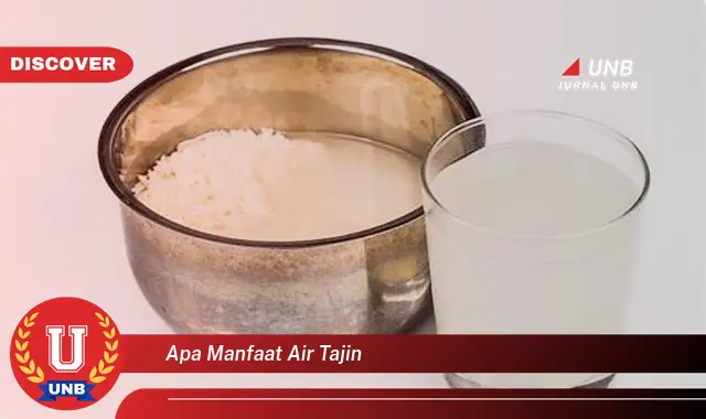apa manfaat air tajin