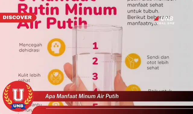 apa manfaat minum air putih