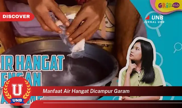 manfaat air hangat dicampur garam