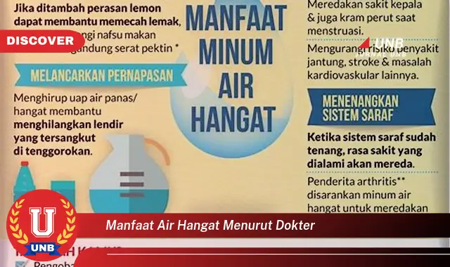 manfaat air hangat menurut dokter