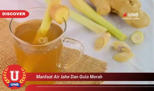 manfaat air jahe dan gula merah