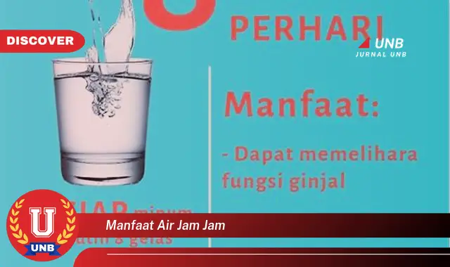 manfaat air jam jam